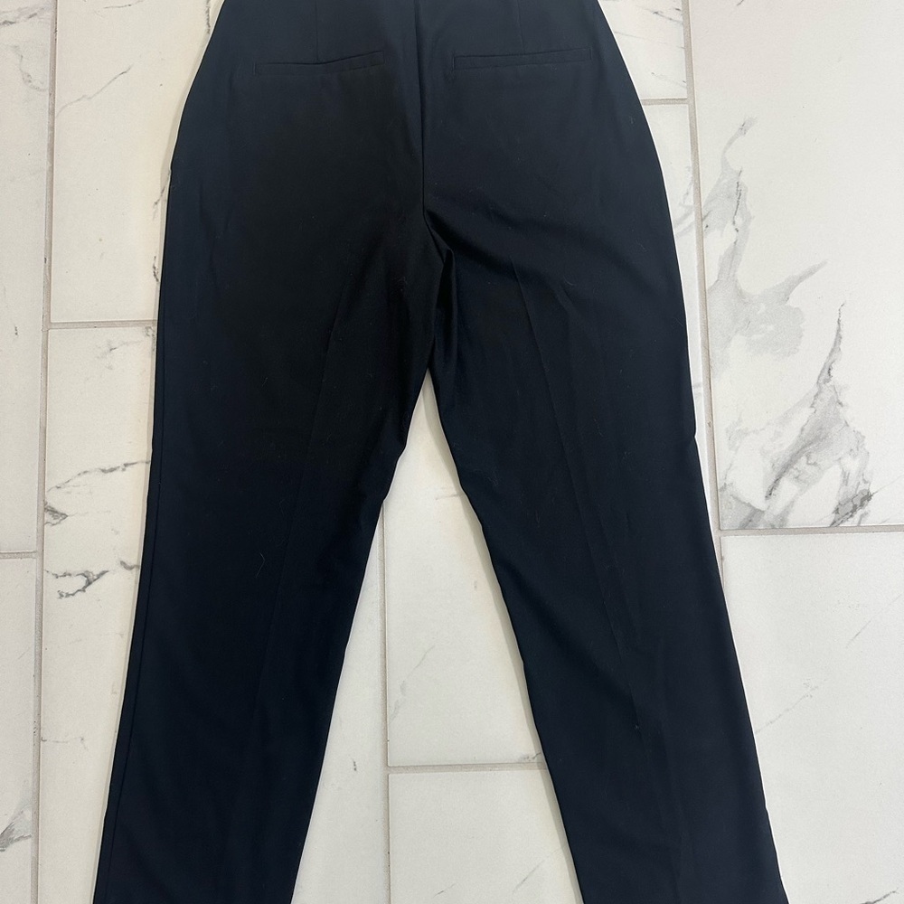 ZARA Womens Black Trouser Pants Size 4 EUC Work party - Picture 4 of 8